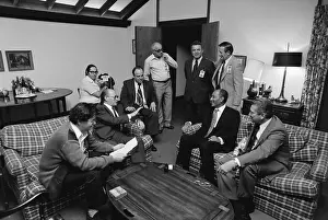 Menahem: Menahem Begin and Anwar Sadat with members ?