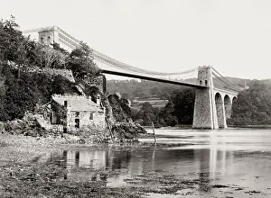Menai: Menai bridge, Anglesea, Wales