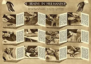 Brains: Mending household items 1943