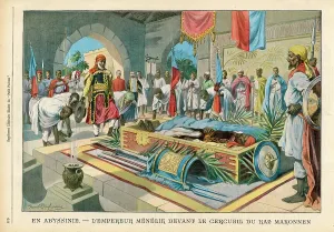 Negus: MENELIK HONOURS MAKONNEN