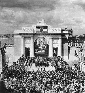 Menin: Menin Gate memorial, Ypres 1927