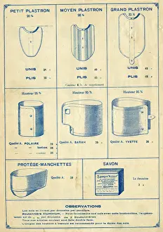 Cuffs: Men's celluloid detachable bibs and cuffs