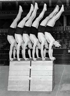 Handstand: Men's gymnastics, 1937