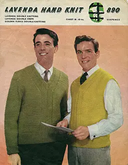 Jumpers: Mens knitwear pattern, 1950s