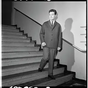 Laminated: Men's laminated jacket, suit, man, model