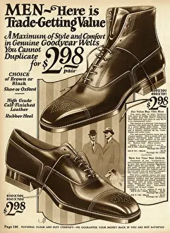 Catalog: Men's shoes 1924