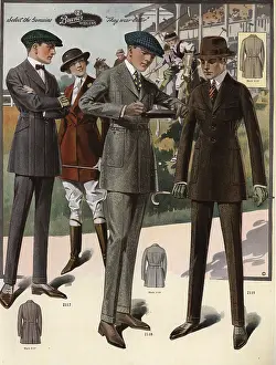 Woolens: Men's single-breasted suits from the 1920s