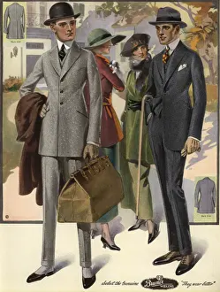 Woolens: Men's single-breasted suits from the 1920s