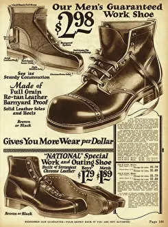 Catalog: Mens work shoes 1924