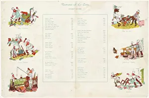 Untidy: Menu card, Princes Restaurant, Singapore
