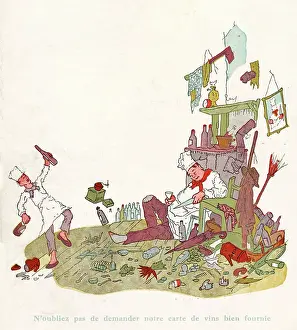 Untidy: Menu card, Princes Restaurant, Singapore