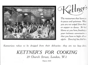 Kettners: Menu for Kettner's restaurant
