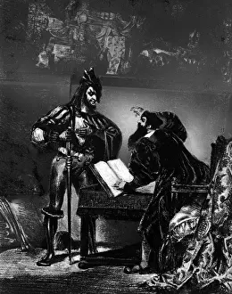 Faust: Mephistopheles and Faust by Eugene Delacroix