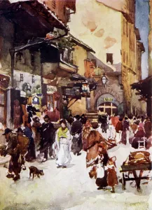 Emanuele: Mercato Vecchio, Florence - before the demolition of Ghetto