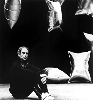 Merce: Merce Cunningham on the set of the production ?