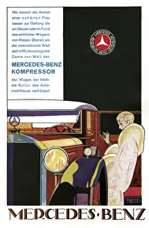 Chauffeurs: Mercedes Benz car advert