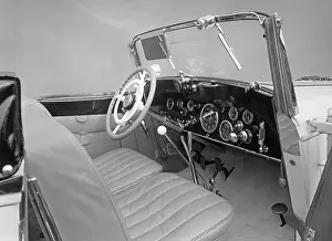 Cabriolet: Mercedes SS - W06 dashboard, 1932