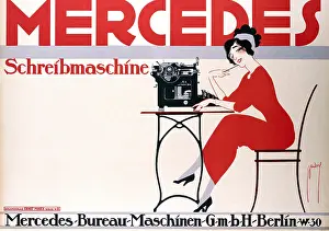 Maschinen: Mercedes typewriter advert