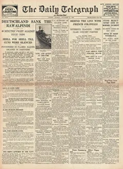 Falsely: Merchant cruiser HMS Rawalpindi sunk