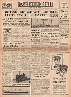 Pilsudski: Merchant cruiser HMS Rawalpindi sunk