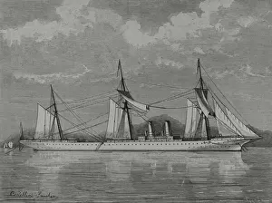 Sinensis: Merchant marine. The Stirling Castle. English steam clipper