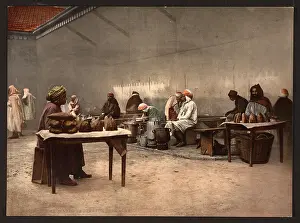 Bona: Merchants of eatables, Bona, Algeria