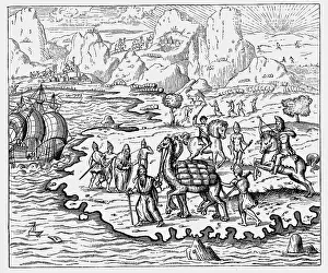 Merchants: Merchants transporting goods to the coast and