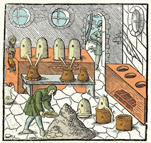 Distillation: Mercury Distillation, 16th Century