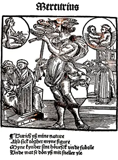 Caduceus: Mercury, from Eyn nyge Kalender