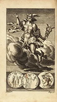 Breastplate: Mercury, messenger of the Roman gods
