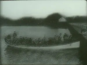 Oars: Mercury Sea Scouts rowing an open cutter