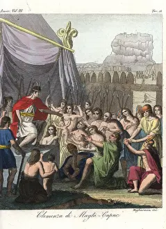 Incas: The mercy of Mayta-Capac after the conquest of Cac-Yaviri