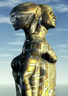 Anthropomorphic: The merging of alien and humanoid life, creating