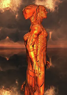 Anthropomorphic: The merging of alien and humanoid life, creating