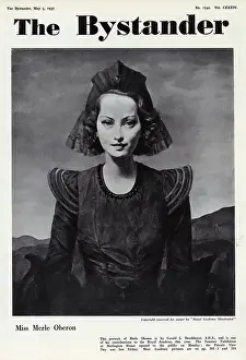 Brockhurst: Merle Oberon by Gerald Brockhurst