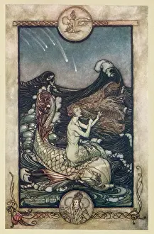 Combs: Mermaid by Arthur Rackham