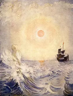 Blazing: Mermaid Rises From Sea