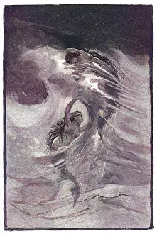MERMAIDS IN WAVES