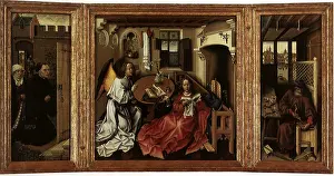 Merode: The Merode Altarpiece: The Annunciation