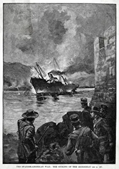Merrimac: THE MERRIMAC SINKS