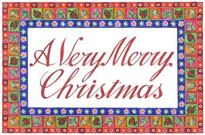 Cursive: A Very Merry Christmas