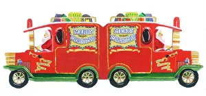 Sided: Merry Christmas Delivery Van