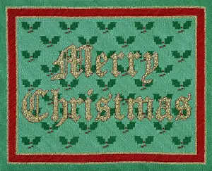 Gail: Merry Christmas ' embroidery