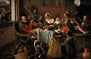 Grandmother: The Merry Family, by Jan Havicksz Steen
