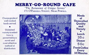 Revolving: Merry-Go-Round Cafe, San Francisco, California, USA