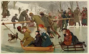 Toboggans: MERRY GO ROUND ON ICE