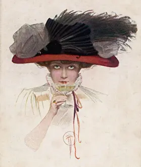 Cartwheel: Merry Widow Hat circa 1907