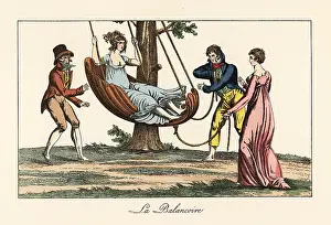 Merveilleuse: Merveilleuse in a swing, Directoire era