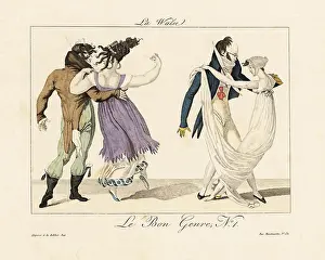 Mesangere: Merveilleuses and incroyables dancing the waltz