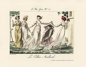 Mesangere: Merveilleuses playing the game of blind man's buff